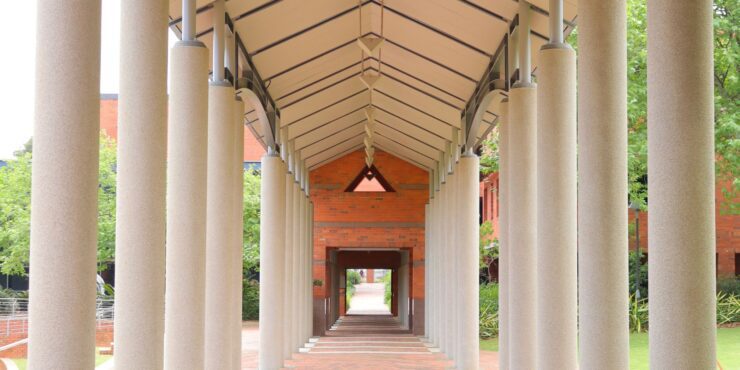 Archway on Curtin Perth campus.