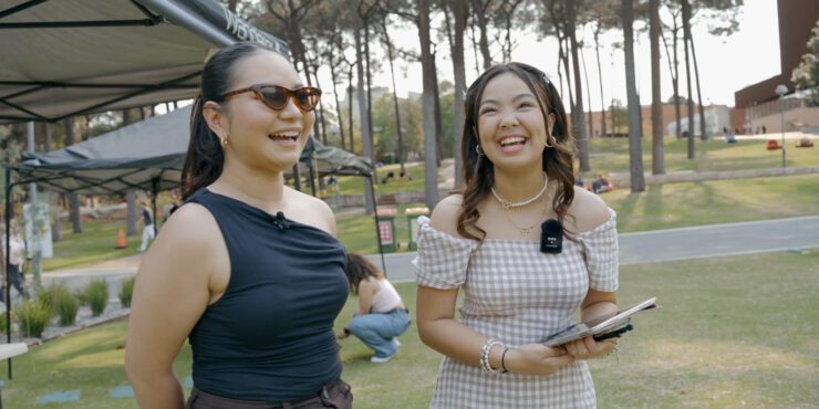 Celena and committee member of the Curtin Filipino Student Society.