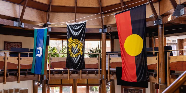 Interior of the Centre for Aboriginal Studies building.