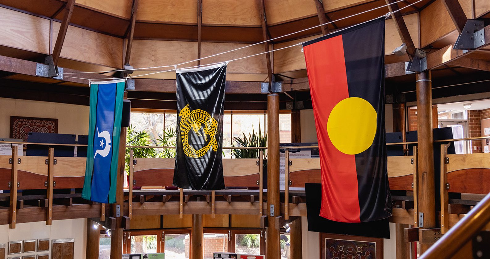 Interior of the Centre for Aboriginal Studies building.