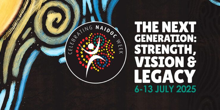 NAIDOC banner.