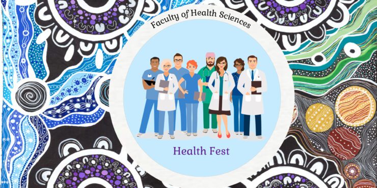Artwork that reads "Health Fest"