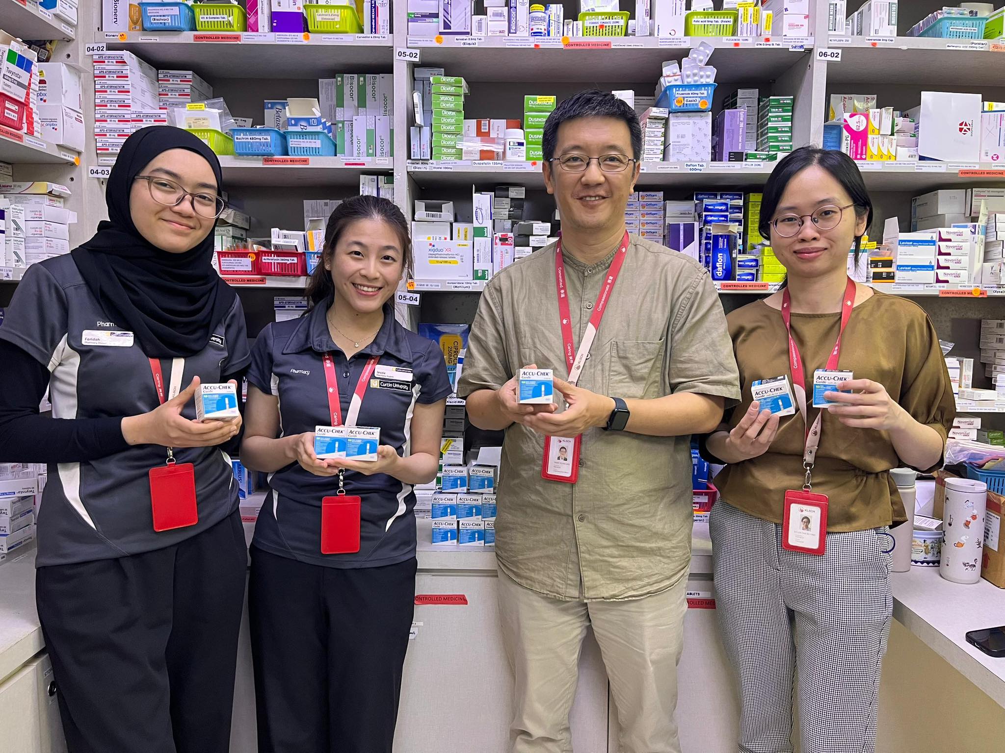 Curtin Pharmacy students on an overseas placement