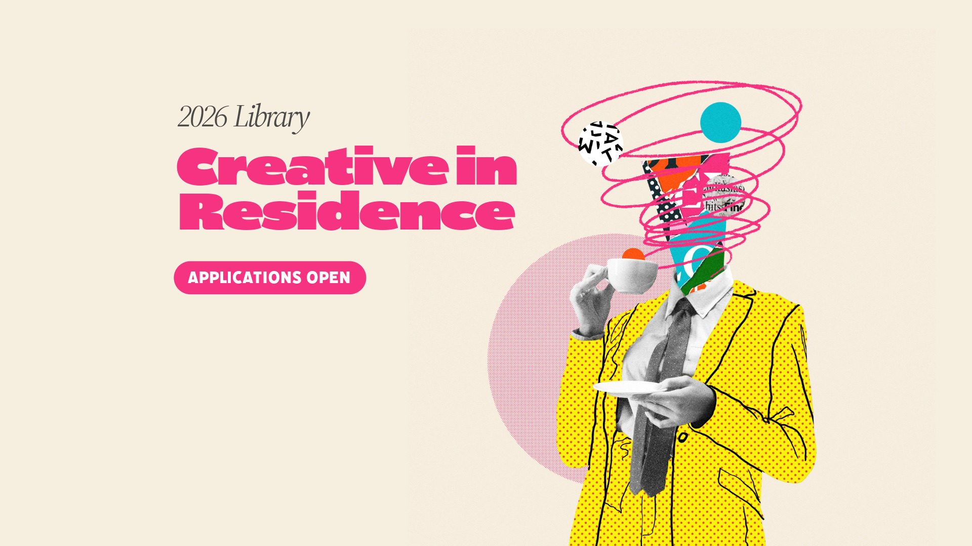 Image for 2026 Library Creative in Residence Program now open