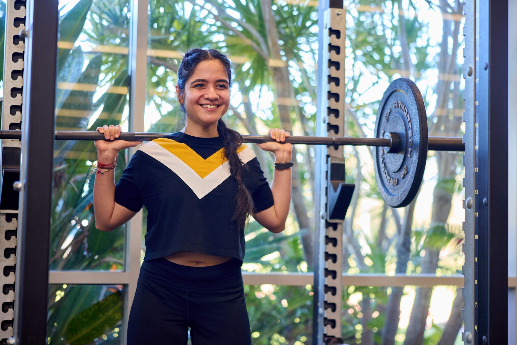 Student deadlifting at Curtin gym