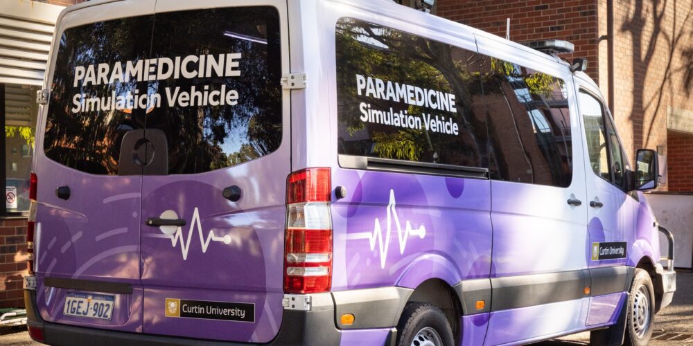 Curtin's paramedicine simulation vehicle