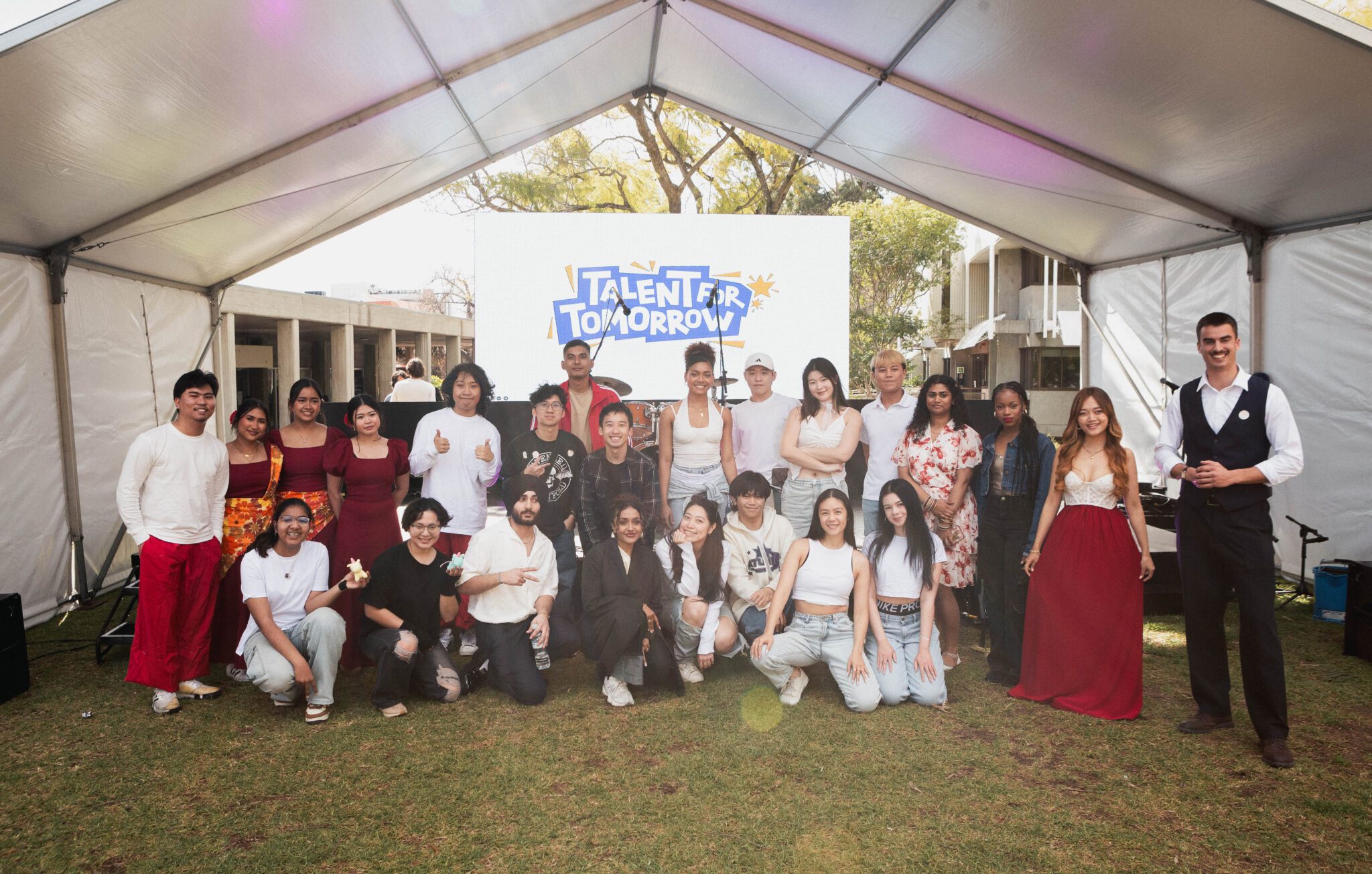 Photograph of all Talent for Tomorrow Contestants