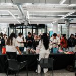 Students at the feedback hub