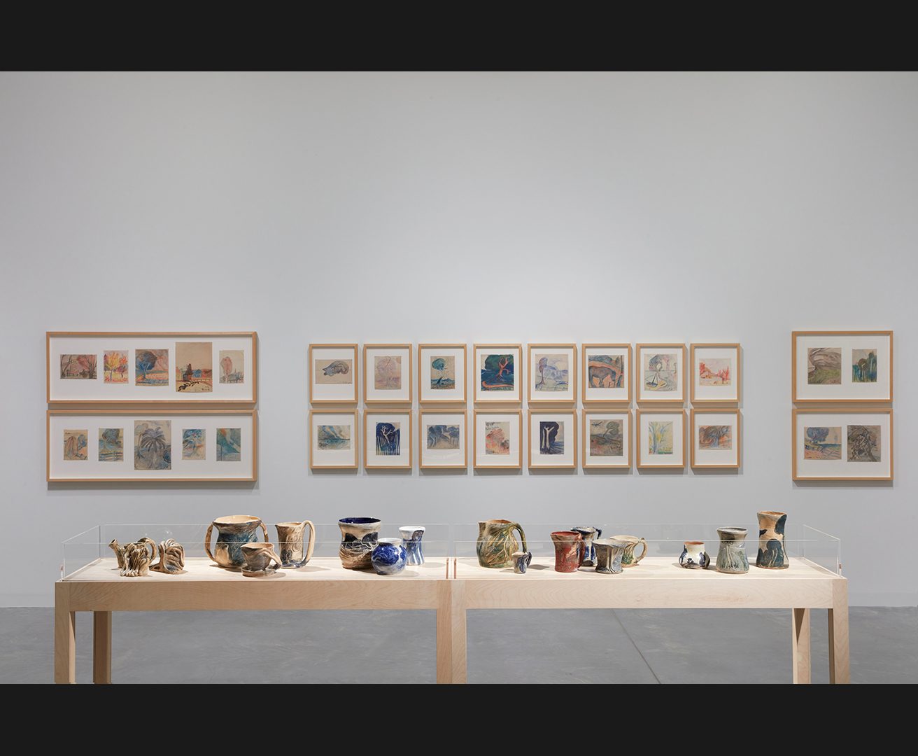 Image of artworks displayed