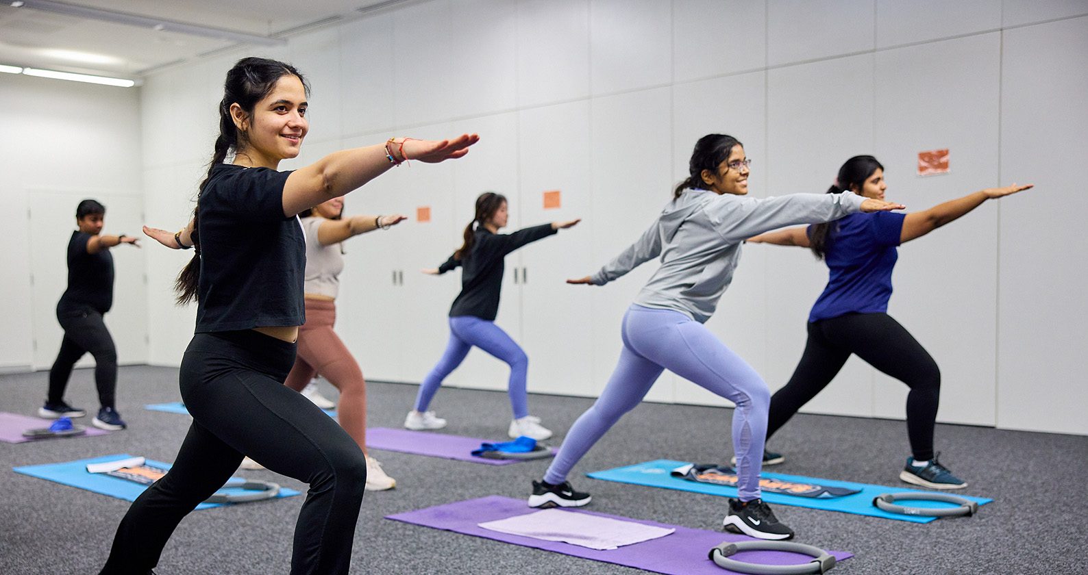 Image for Join a free group fitness class this semester!