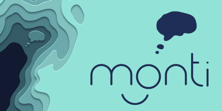 A graphic of monti, the new wellbeing chatbot
