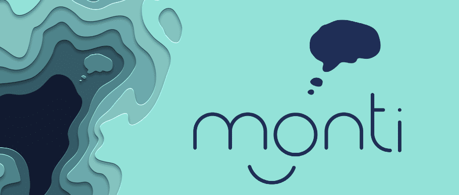 A graphic of monti, the new wellbeing chatbot