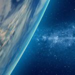 Image of Earth in space