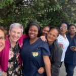 South African community health workers with Professor Bronwyn Myers