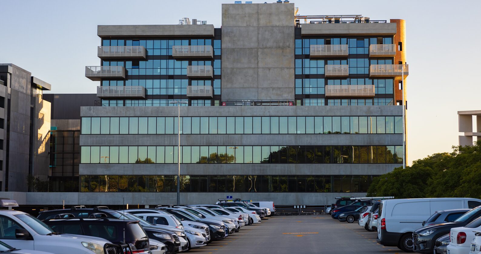 Multi-story carpark at Curtin Bentley campus
