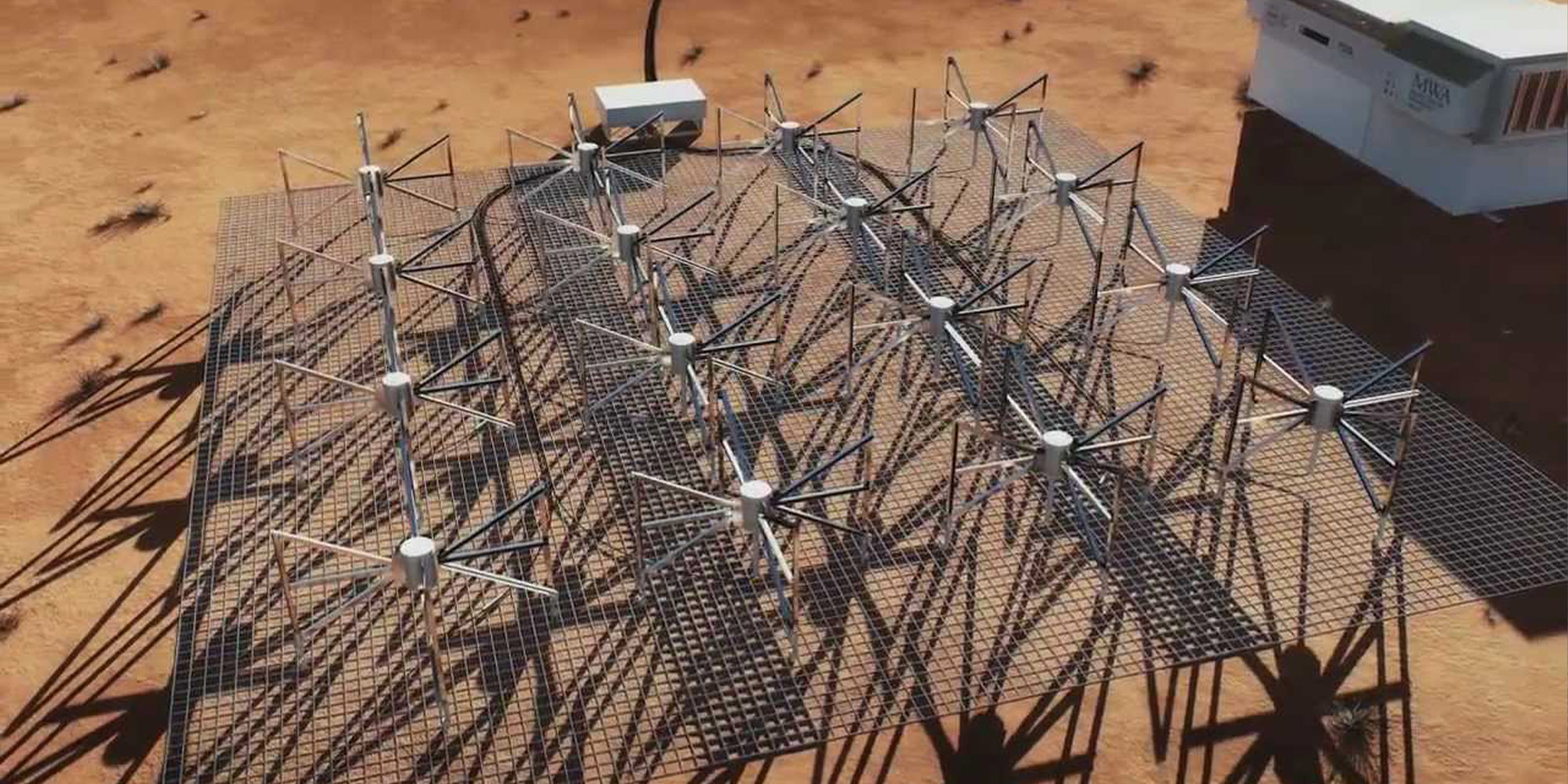 Fly-through Animation of the MWA Radio Telescope