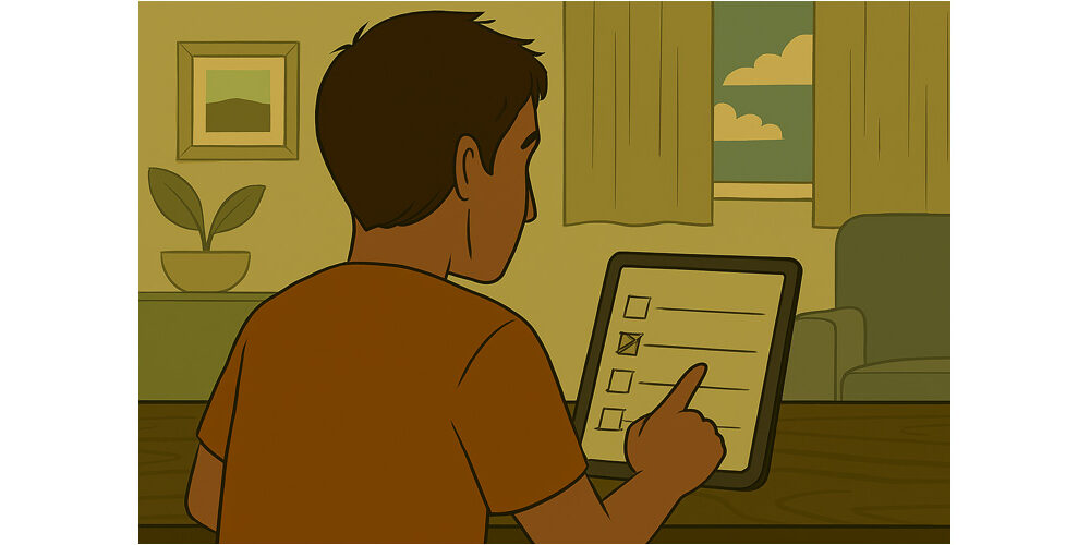 What is included in the young people survey? 