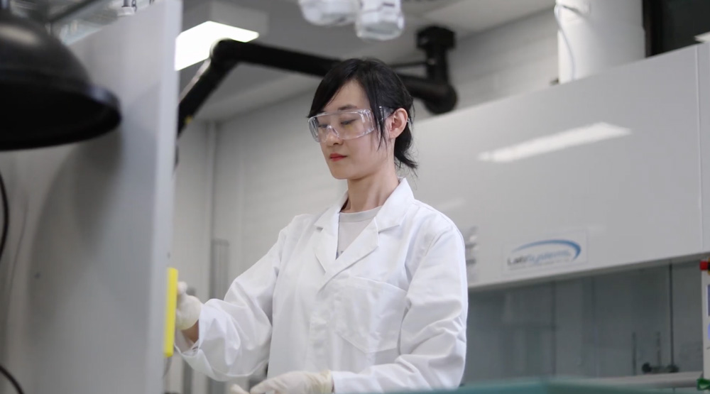 Scientist in the lab