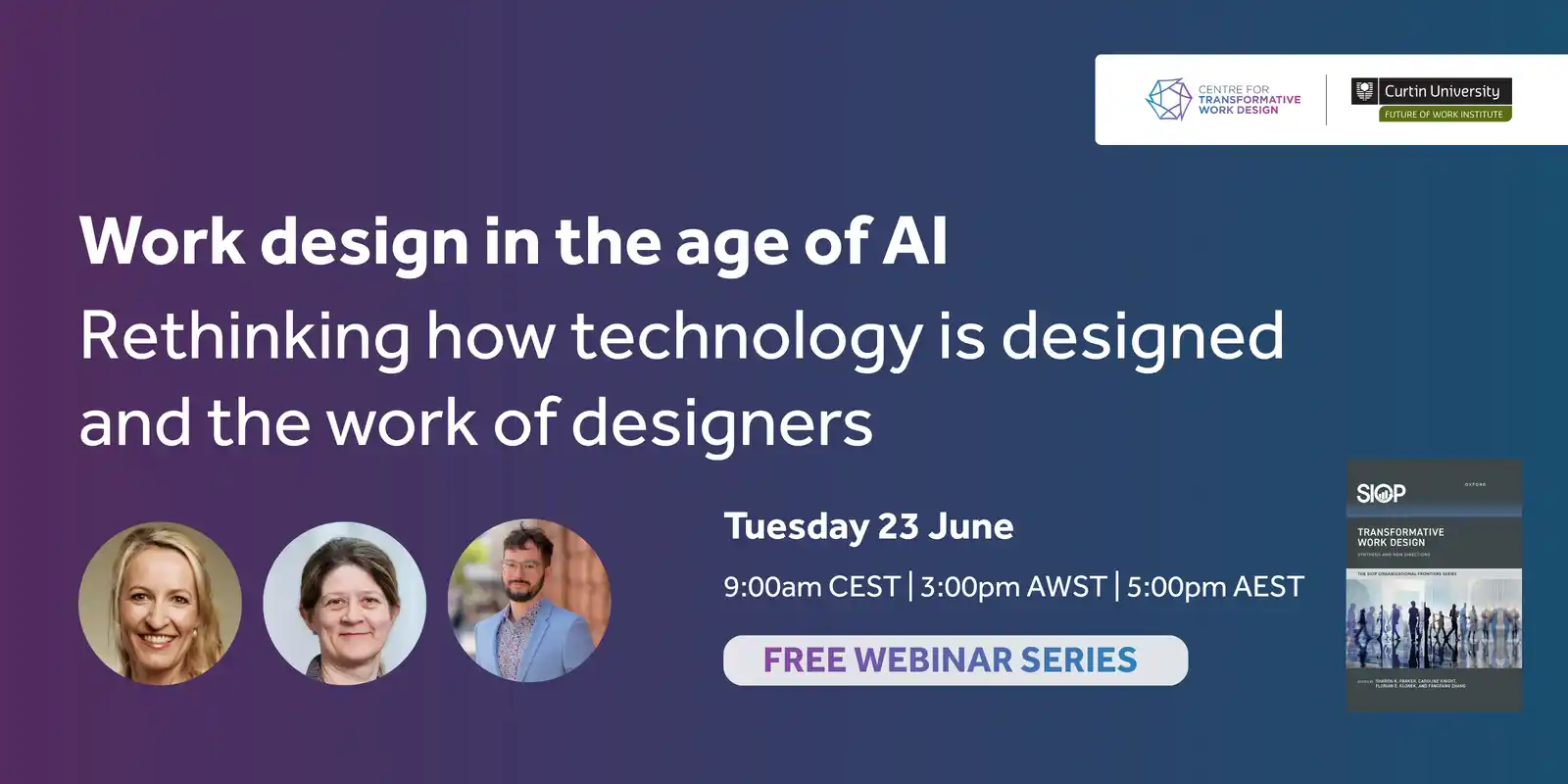 Work design in the age of AI: Rethinking how technology is designed and the work of designers