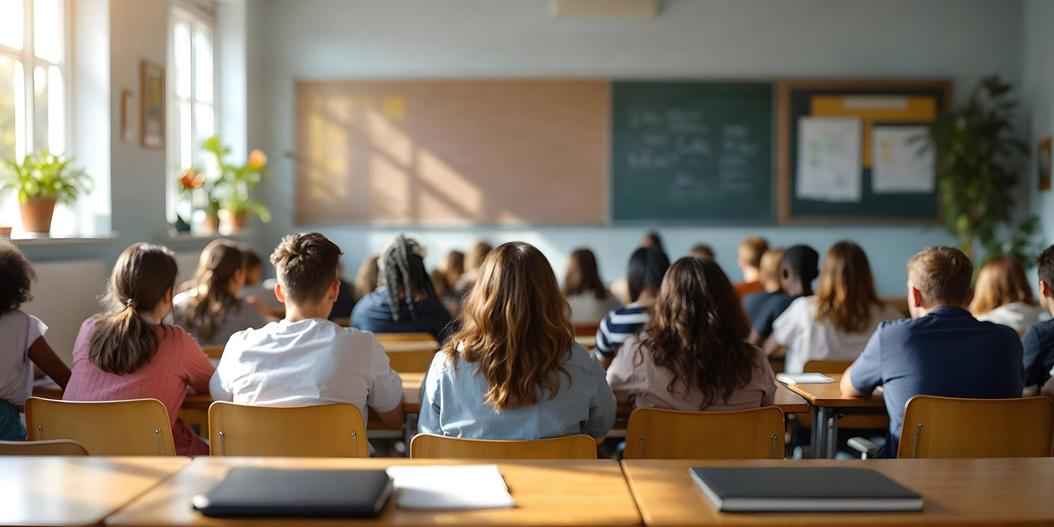 Classroom, from back of class
