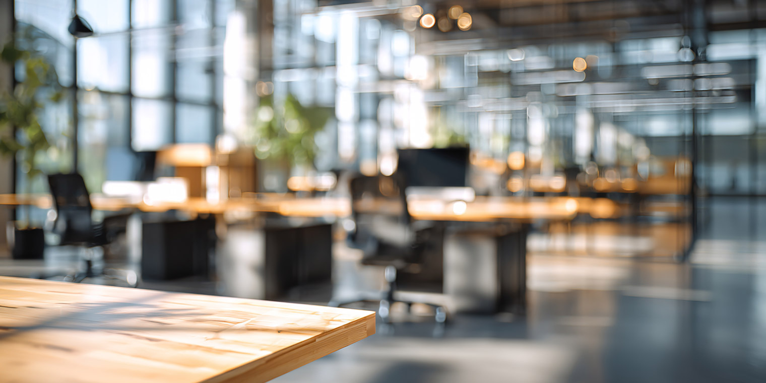Blurred office interior
