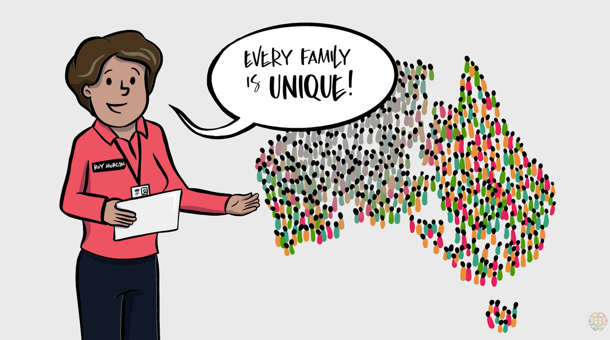 Cartoon graphic - play video