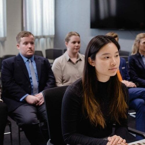 People sitting in a room