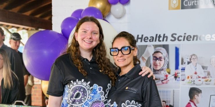 Health Sciences support team smiling for photo