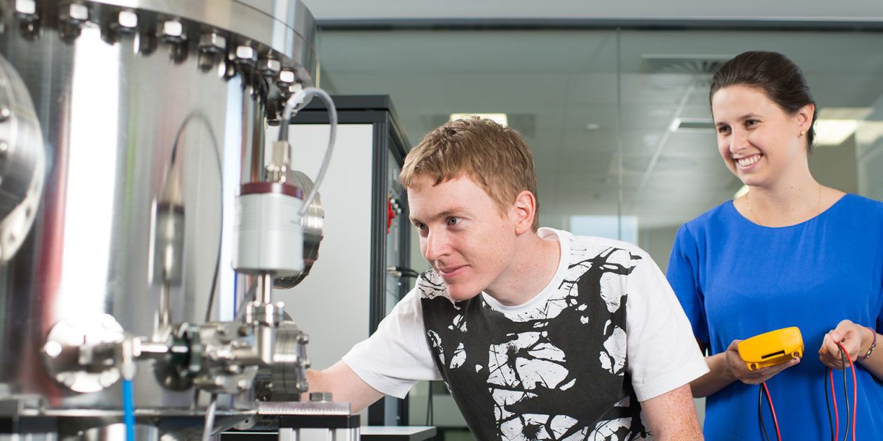 Electrical Engineering student working on a project