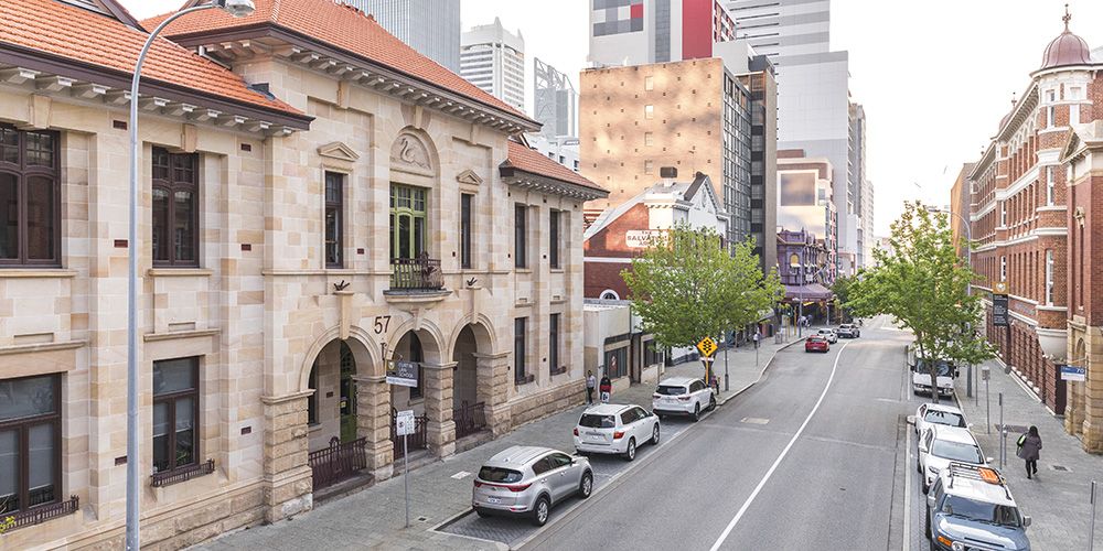 Curtin Law School and CGSB on Murray Street