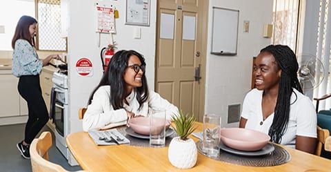 Vickery house dining hall.