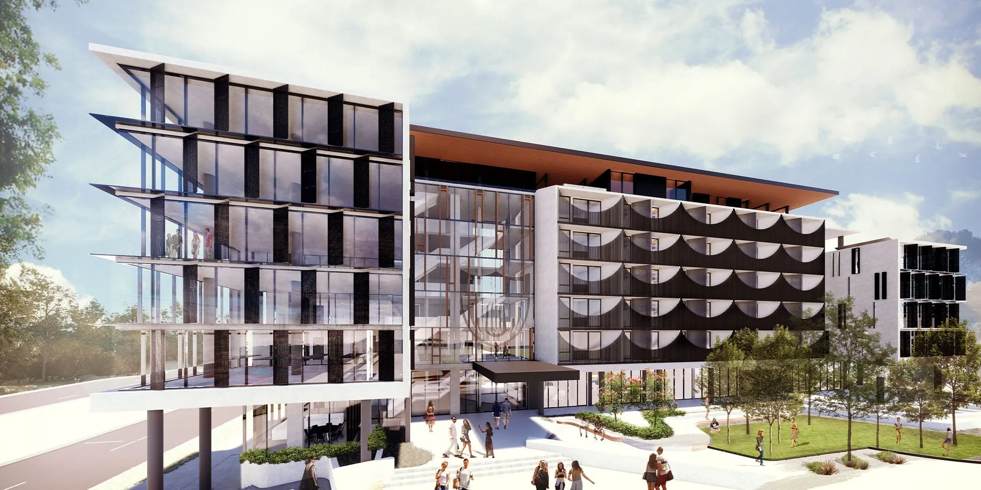 Exterior of St Catherine's at Curtin