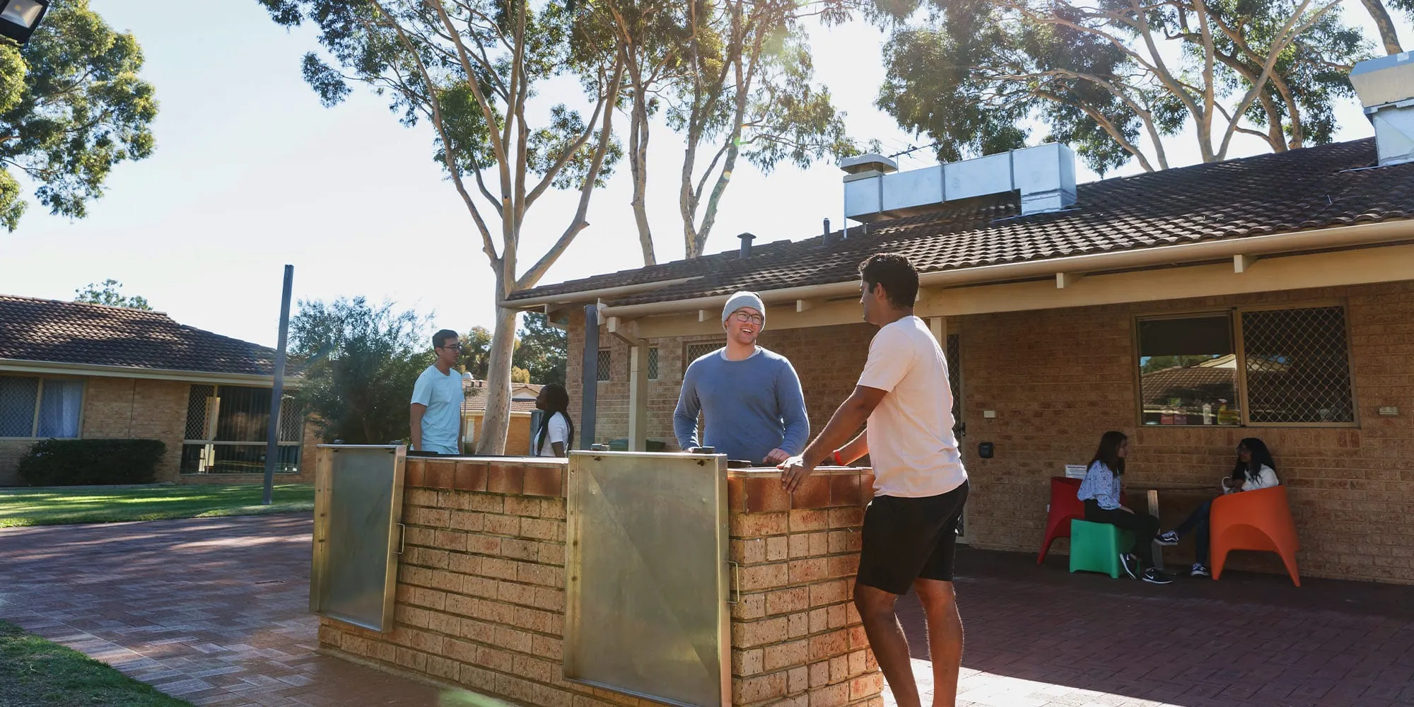 VIckery house bbq social students