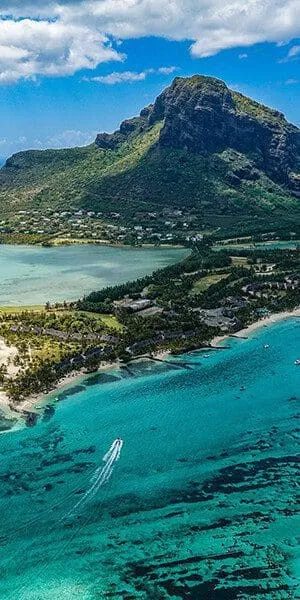 Mauritius islands and ocean