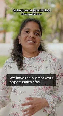 Curtin student being interviewed