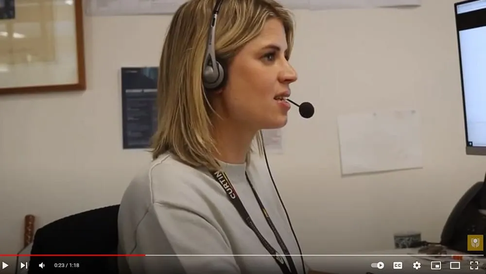 Lauren Carey, student wellbeing advisor - play video