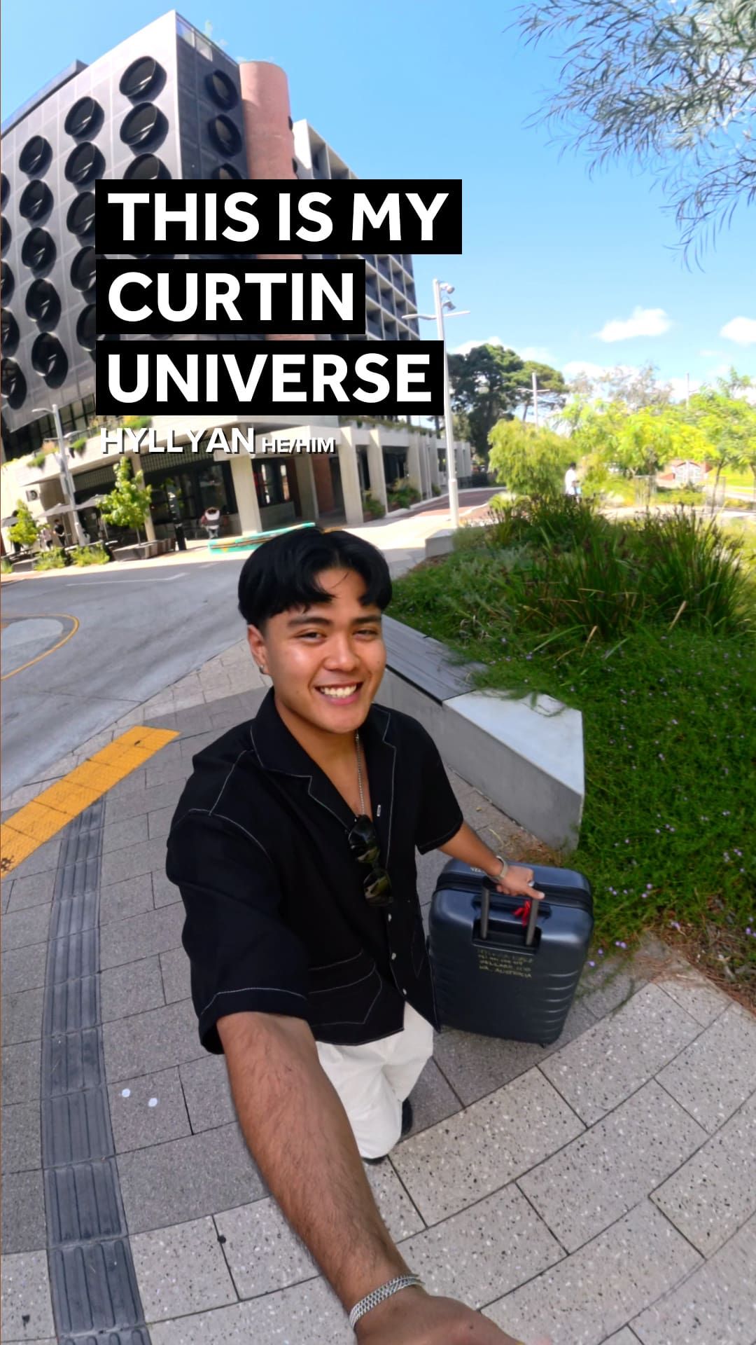 Hyllyan talking about his experience with global study exchange and learning new cultures in his Curtin Universe.