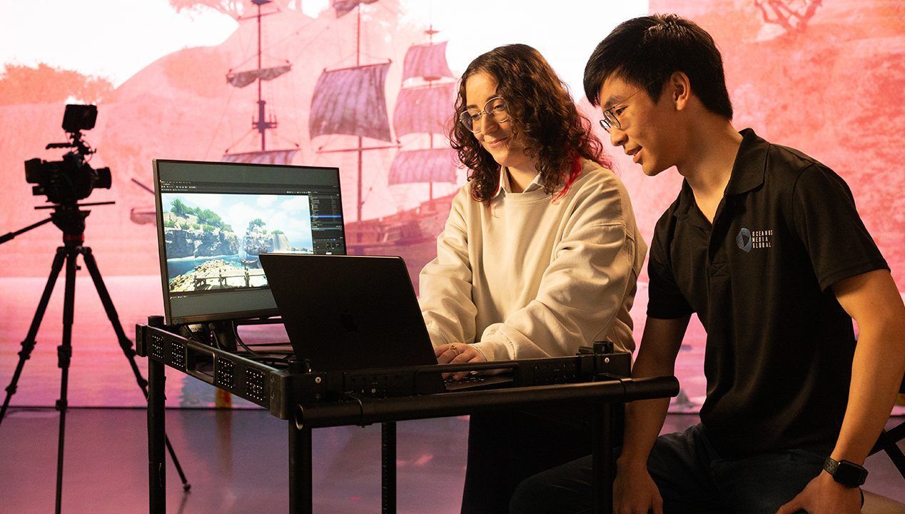 Curtin student Elena gaining experience with computer simulation technology