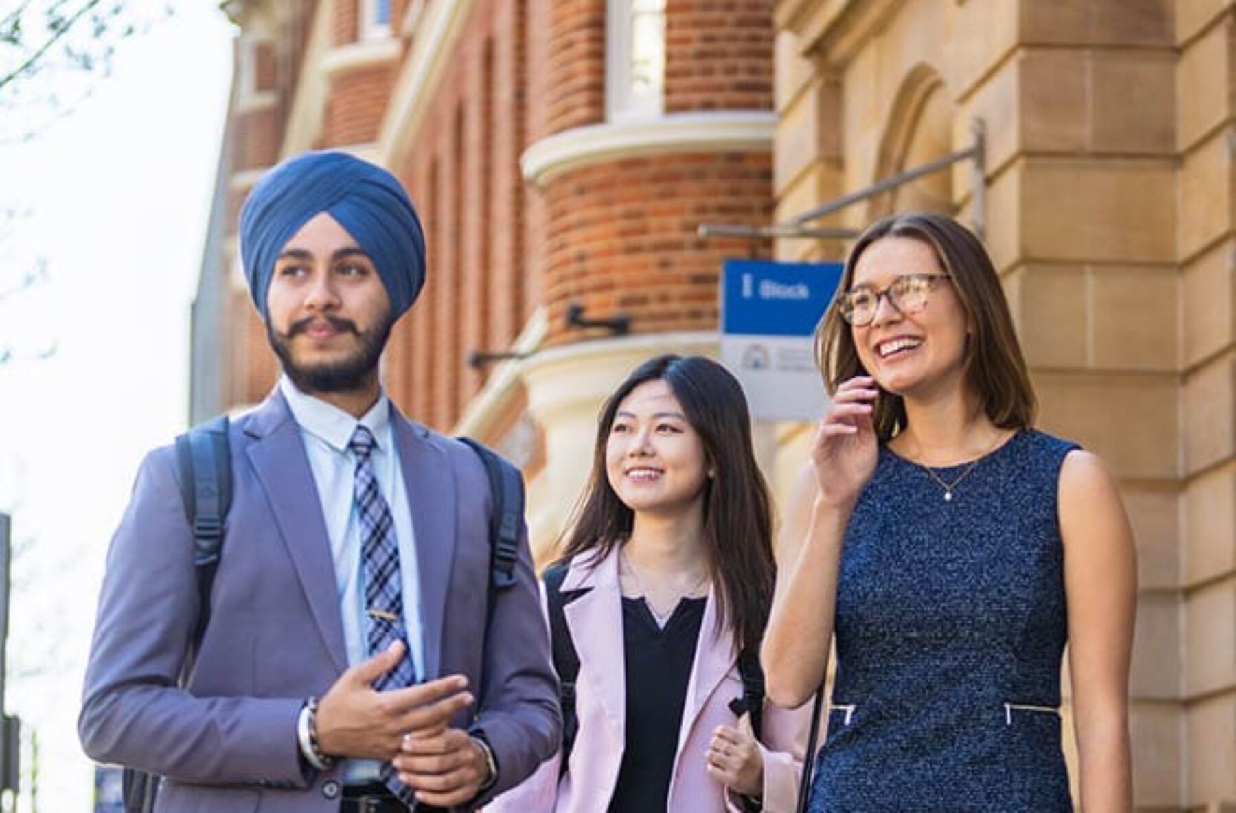 Law students on Murray street