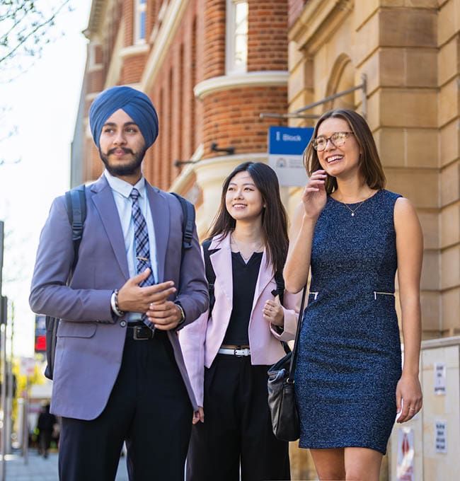 Law students on Murray street