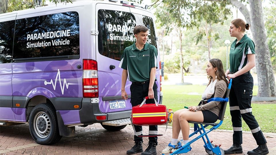 Paramedicine students