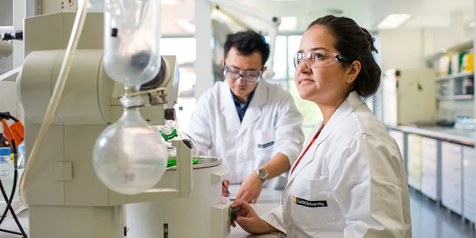 Science students in the labaratory