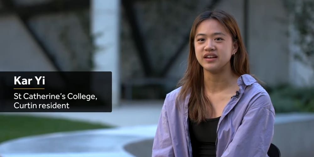 Kar Yi, a St Catherine's College resident - play video