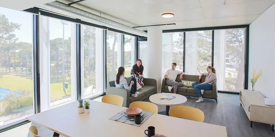 Example shared accommodation at Twin Dolphin Hall