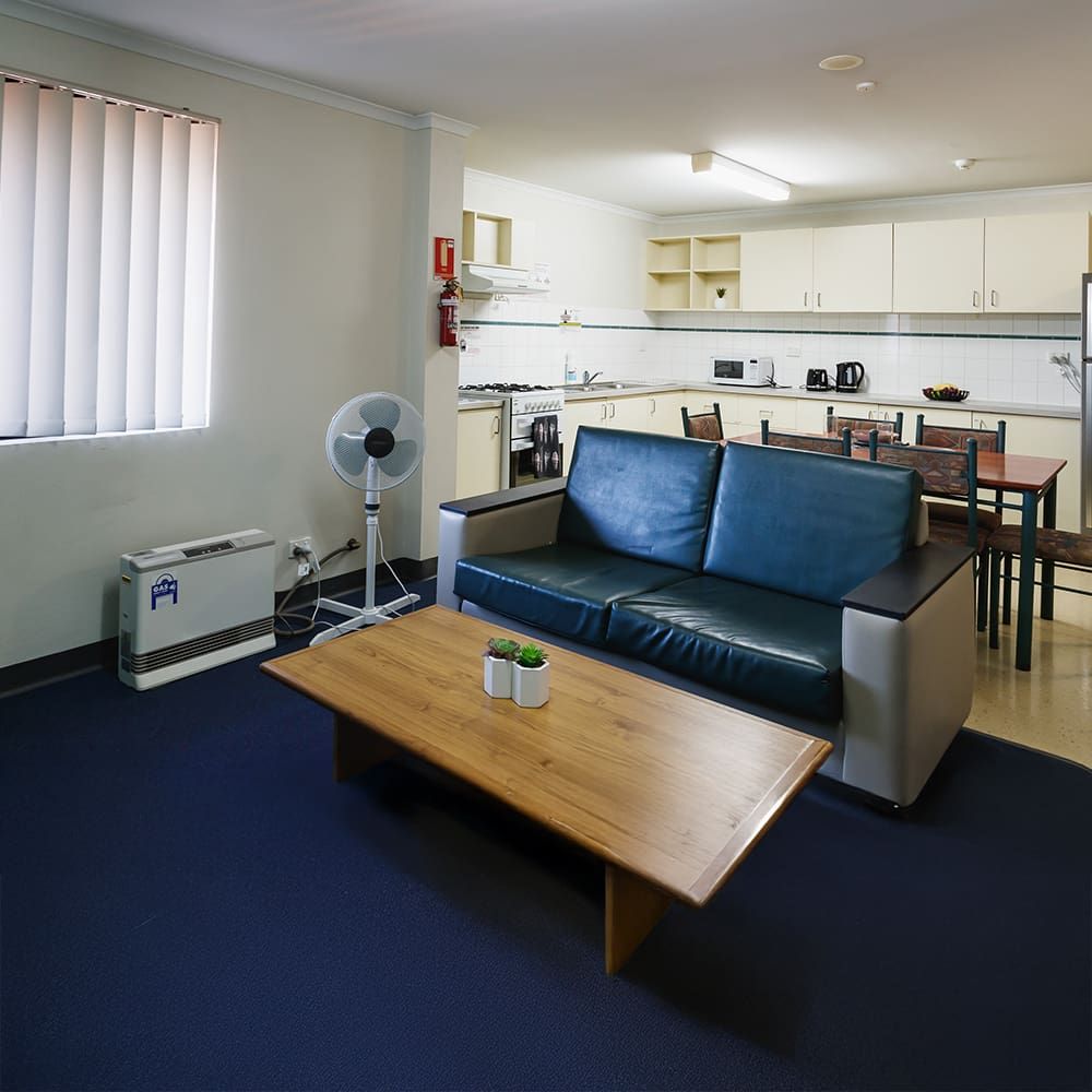 Kitchen and dining area at Kurrajong Village