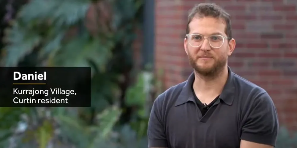 Daniel, a Kurrajong village resident - play video